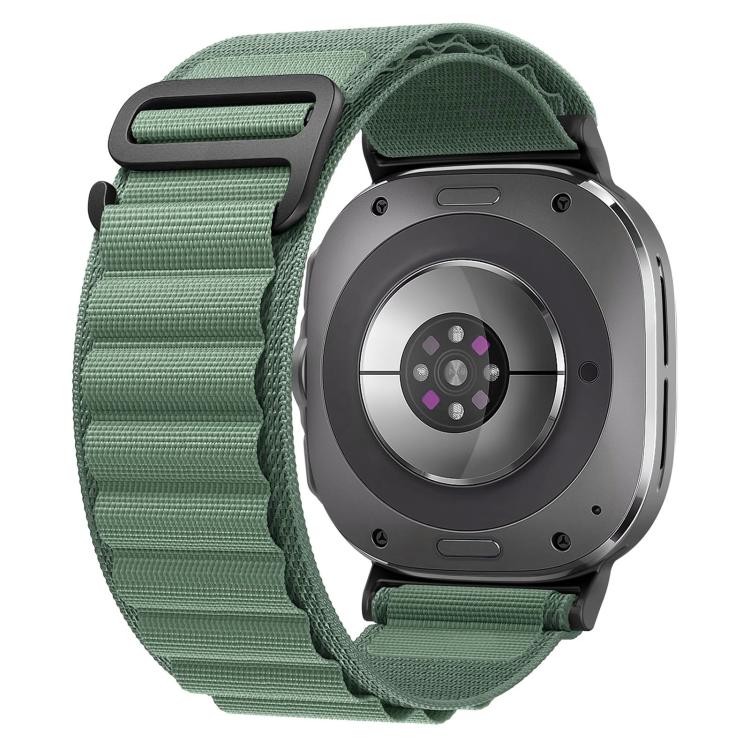 For Samsung Galaxy Watch Ultra 47mm / Ultra 2025 xDfind Black Buckle Loop Nylon Watch Band