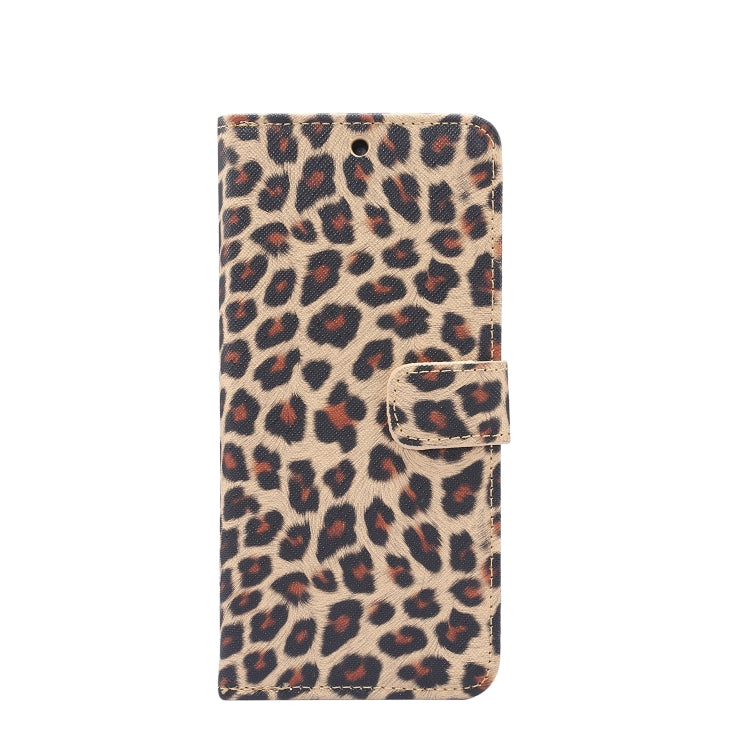 For Samsung Galaxy Note20 Leopard Pattern Horizontal Flip Leather Case with Holder & Card Slots