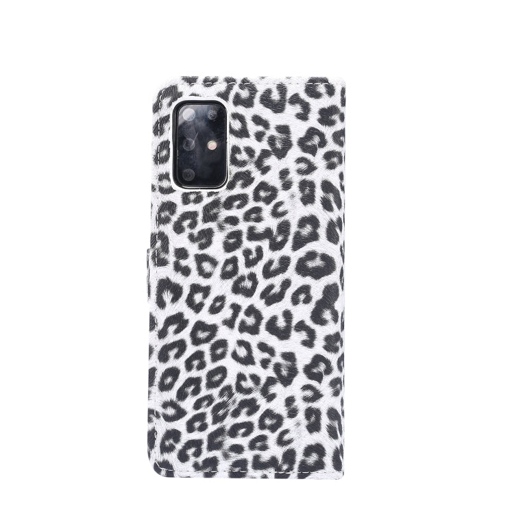 For Samsung Galaxy Note20 Leopard Pattern Horizontal Flip Leather Case with Holder & Card Slots