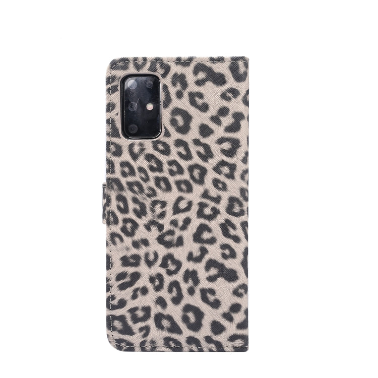 For Samsung Galaxy Note20 Leopard Pattern Horizontal Flip Leather Case with Holder & Card Slots