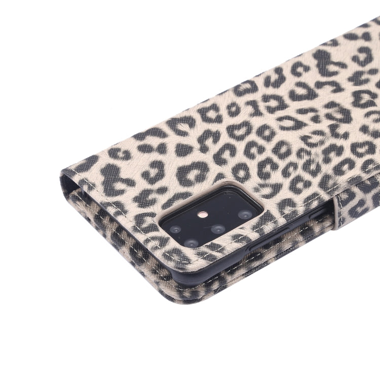 For Samsung Galaxy Note20 Leopard Pattern Horizontal Flip Leather Case with Holder & Card Slots