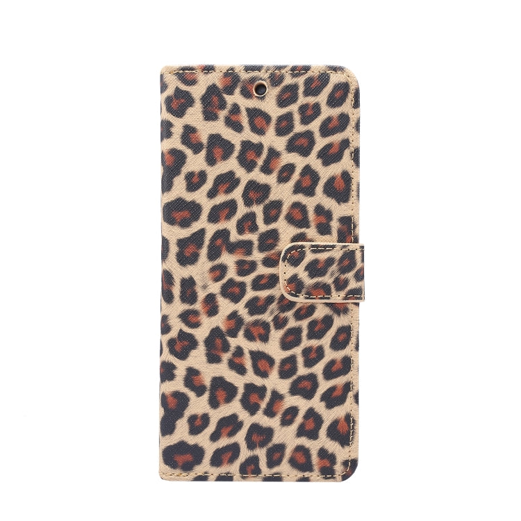 For Samsung Galaxy Note20 Ultra Leopard Pattern Horizontal Flip Leather Case with Holder & Card Slots
