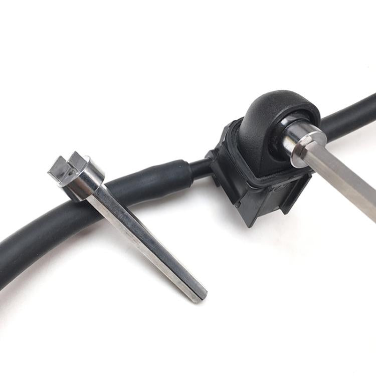 Car Wiper Fan Nozzle Adjuster Windshield Washer Nozzle Adjustment Tool for Mercedes-Benz W204 W207 W212 W218 - Silver