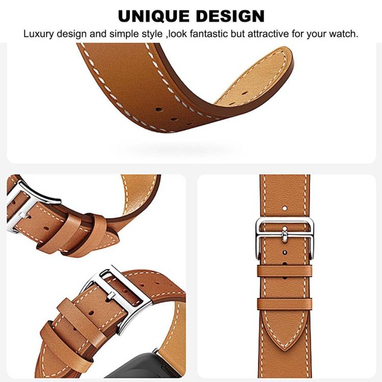 For Google Pixel Watch 4 / 3 45mm Fashionable Genuine Leather Watch Band