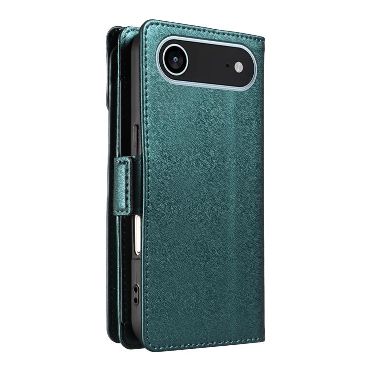 For iPhone Air Multi Card Wallet Leather Phone Case with Strap