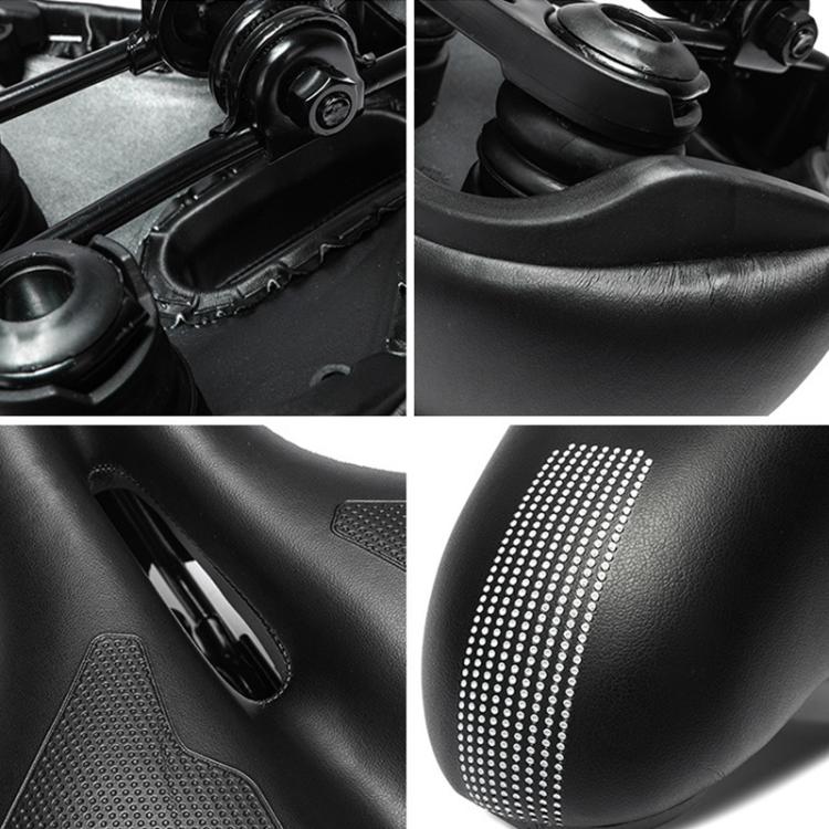 Mountain Bike Shock-absorbing Spring Seat Saddle - Black