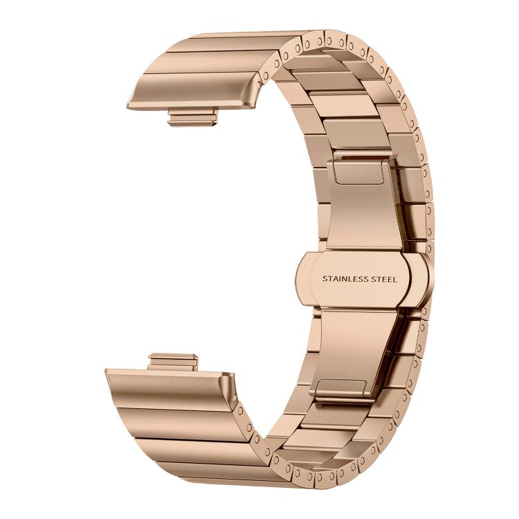 For Huawei Watch Fit 5 / 5 Pro / 4 / 4 Pro Bamboo Stainless Steel Watch Band