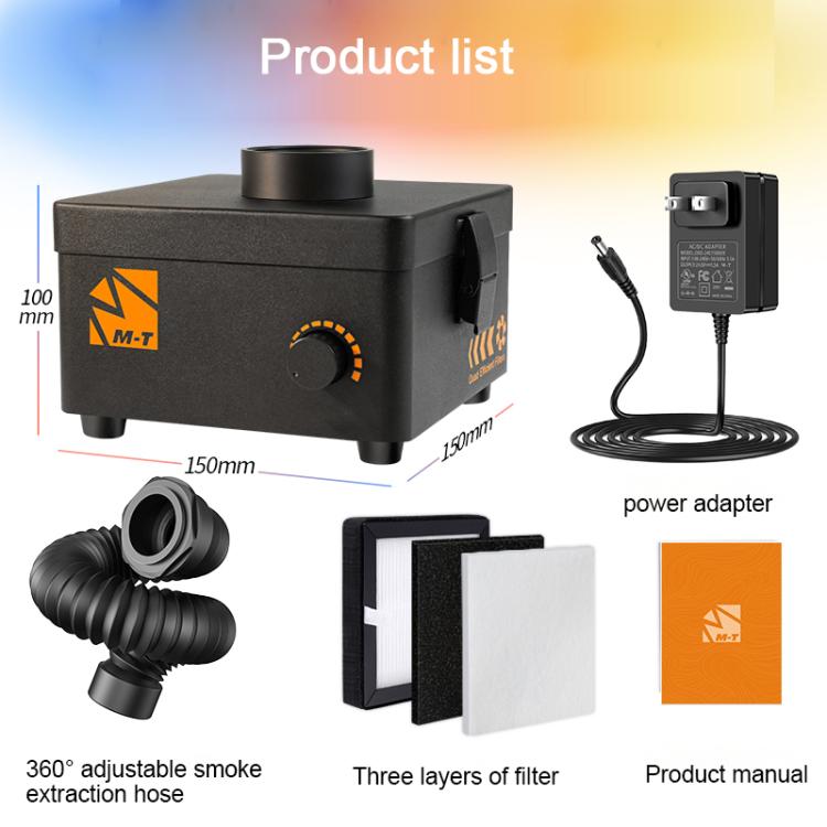 CP-308 Desktop Smoking Apparatus Solder Fume Purifier, Plug:US Plug