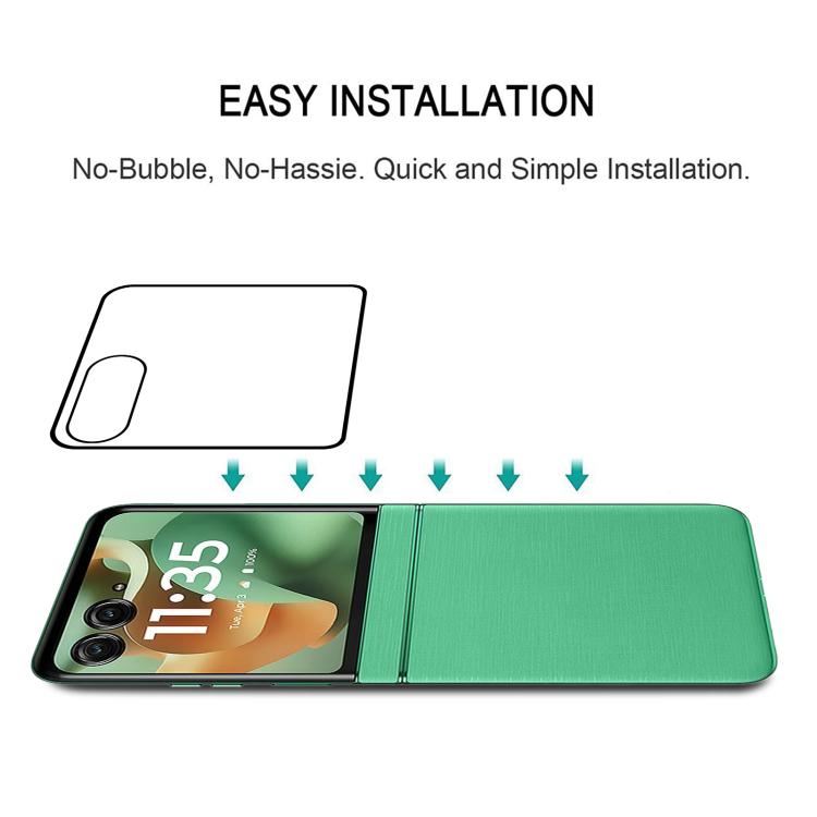 For Motorola Razr 60 3D Hot Bending Edge Glue HD Curved Tempered Glass Film