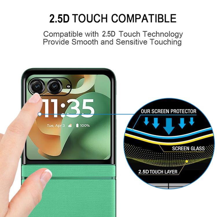 For Motorola Razr 60 25pcs 3D Hot Bending Edge Glue HD Curved Tempered Glass Film