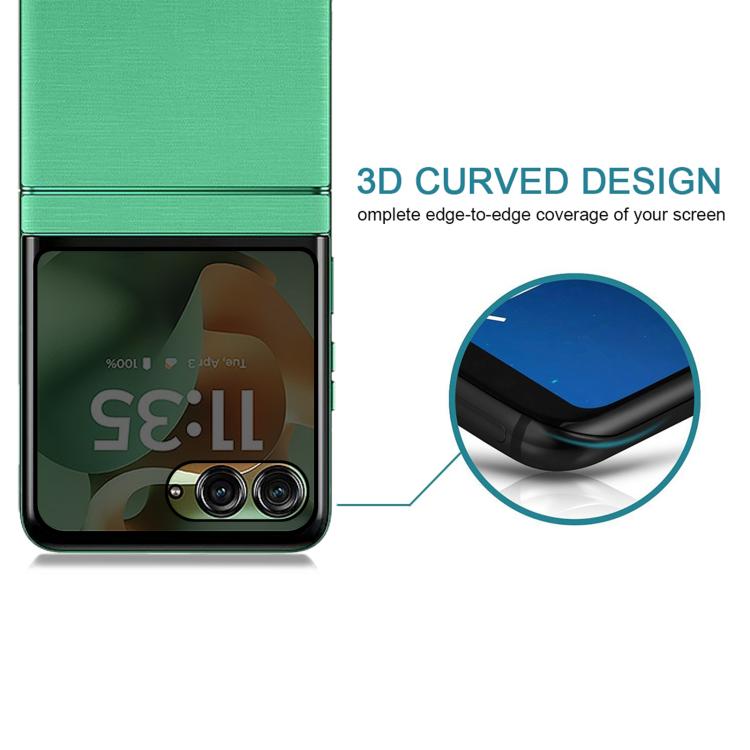 For Motorola Razr 60 25pcs 3D Hot Bending Edge Glue Anti-spy Privacy Curved Tempered Glass Film
