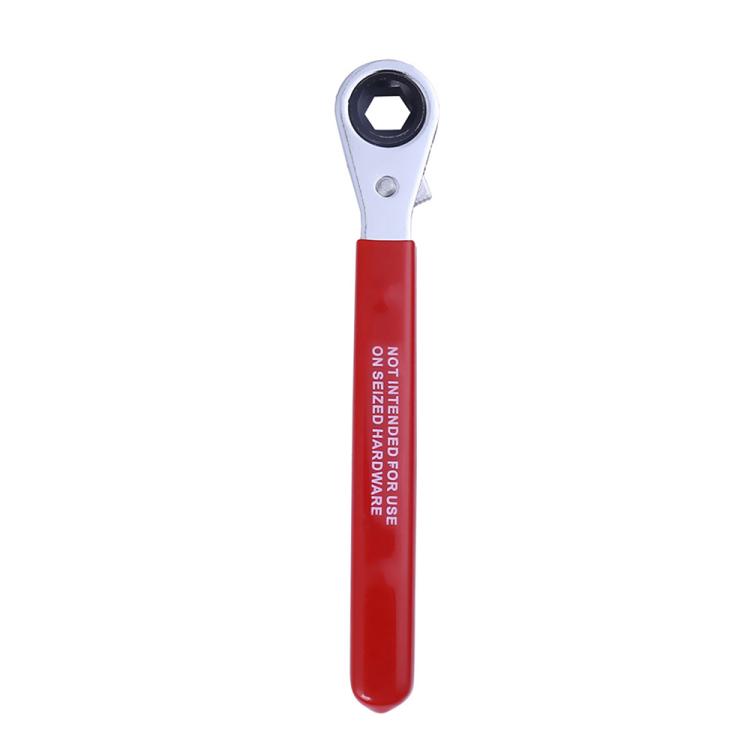 3/8 inch Battery Terminal Hexagon Ratchet Wrench Battery Side Terminal Wrench Tool - Red