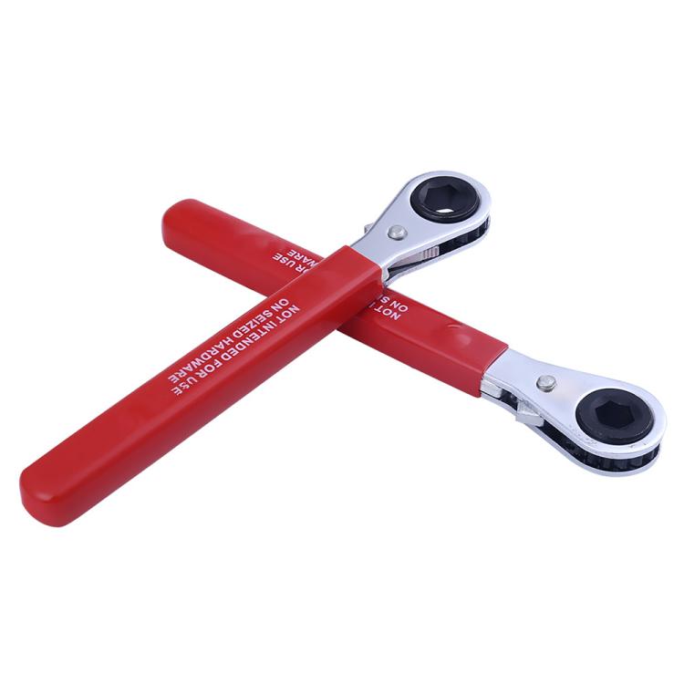 5/16 inch Battery Terminal Hexagon Ratchet Wrench Battery Side Terminal Wrench Tool - Red