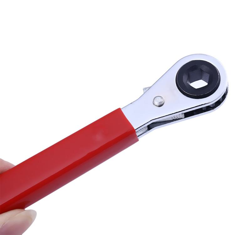 5/16 inch Battery Terminal Hexagon Ratchet Wrench Battery Side Terminal Wrench Tool - Red