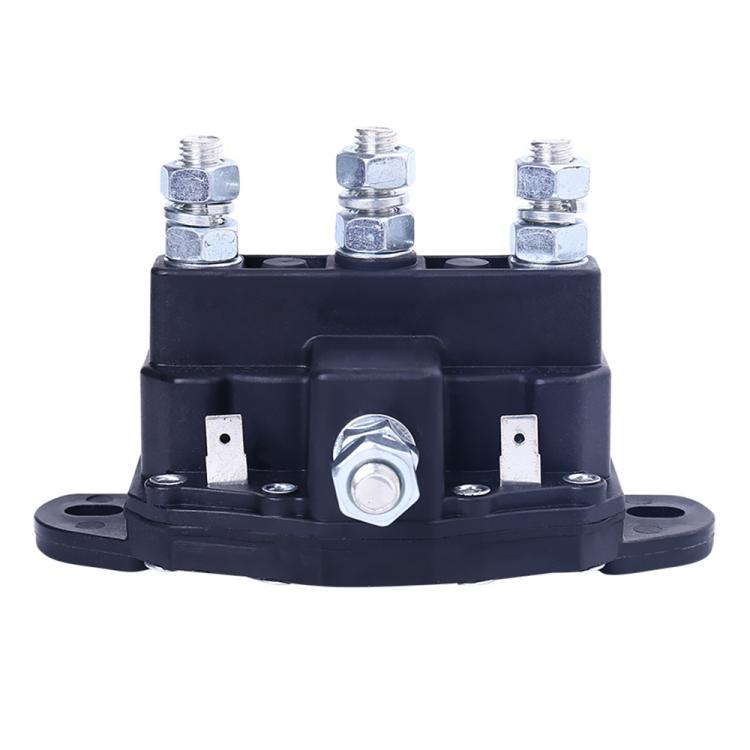 Car Relay Winch Motor Reversing Solenoid Switch DC Six-terminal Relay 2141211A61 - Black
