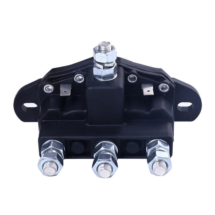 Car Relay Winch Motor Reversing Solenoid Switch DC Six-terminal Relay 2141211A61 - Black