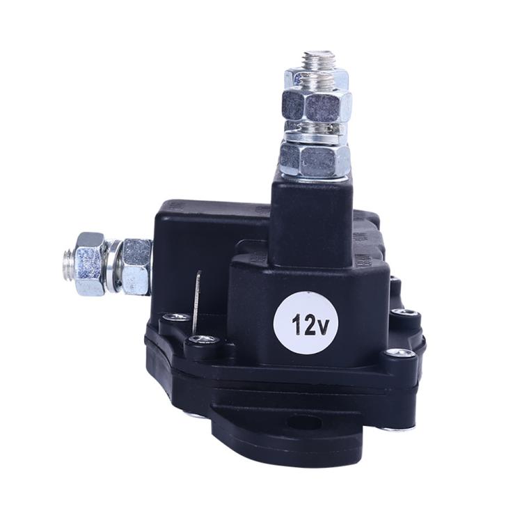 Car Relay Winch Motor Reversing Solenoid Switch DC Six-terminal Relay 2141211A61 - Black