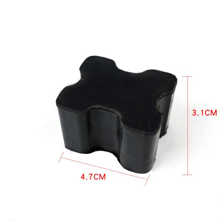 4pcs / Set Car Front Coil Spring Shock Absorber Rubber - Black