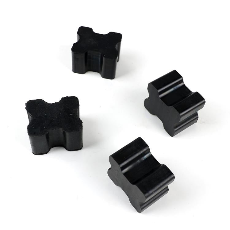 8pcs / Set Car Front Coil Spring Shock Absorber Rubber - Black