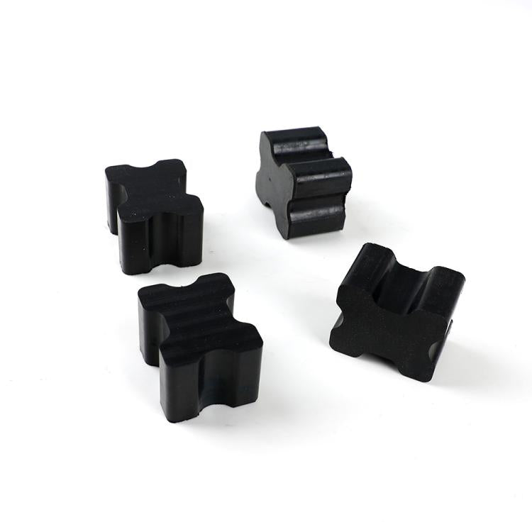 8pcs / Set Car Front Coil Spring Shock Absorber Rubber - Black