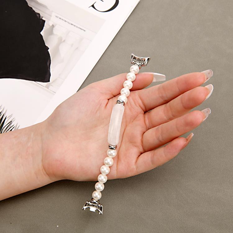 For Xiaomi Smart Band 10 / 9 / 8 Large Beaded Bracelet Watch Band
