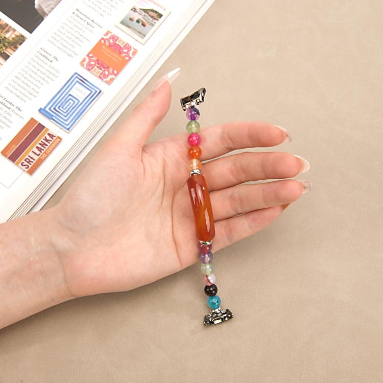 For Xiaomi Smart Band 10 / 9 / 8 Large Beaded Bracelet Watch Band