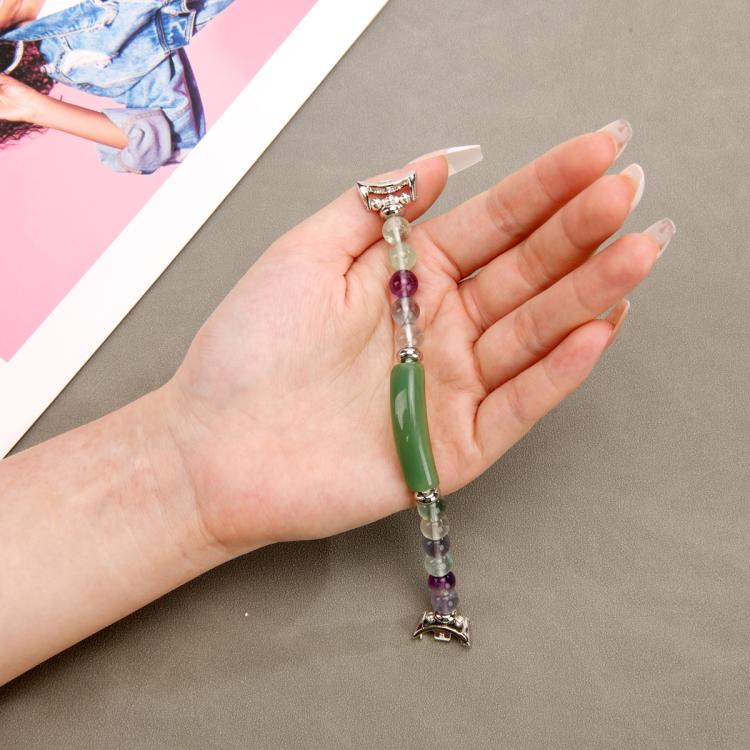 For Xiaomi Smart Band 10 / 9 / 8 Large Beaded Bracelet Watch Band