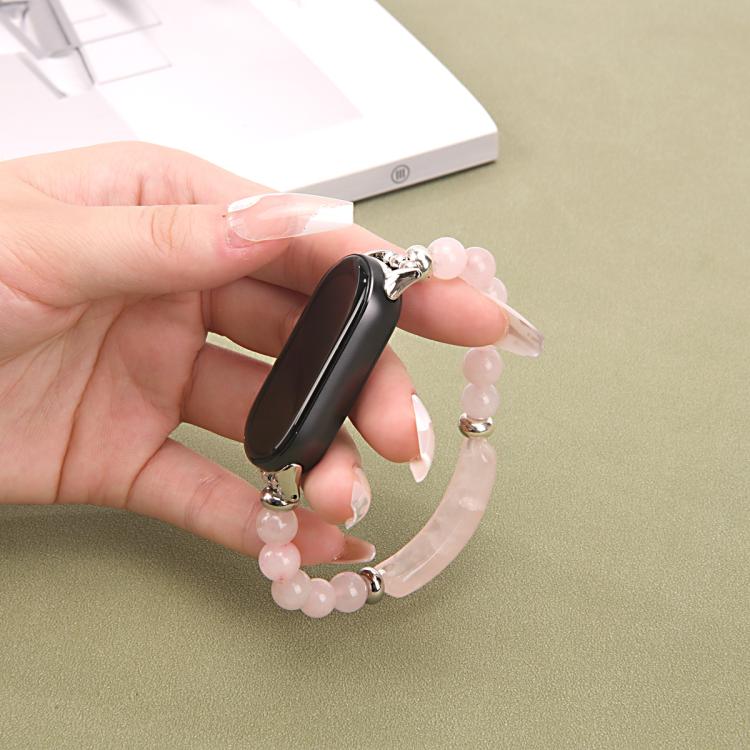 For Xiaomi Smart Band 10 / 9 / 8 Large Beaded Bracelet Watch Band
