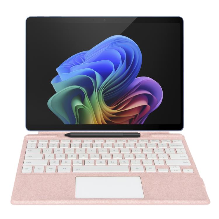 For MicroSoft Surface Pro 9 / 10 / 11 / 12 Single Color Backlight Tablet Bluetooth Keyboard with Touch Pad