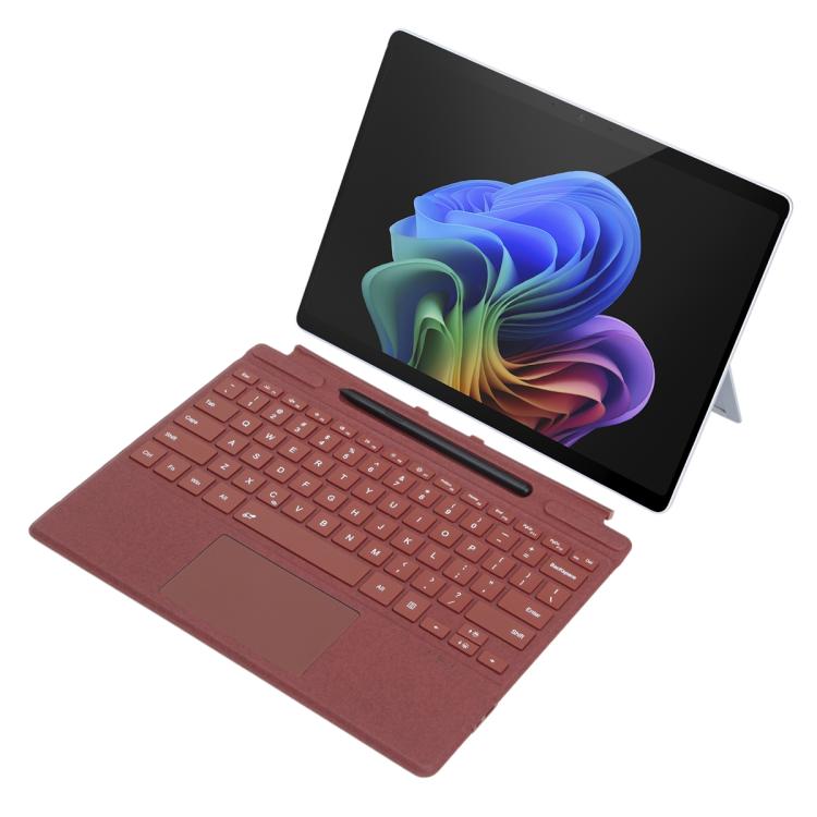 For MicroSoft Surface Pro 9 / 10 / 11 / 12 Single Color Backlight Tablet Bluetooth Keyboard with Touch Pad
