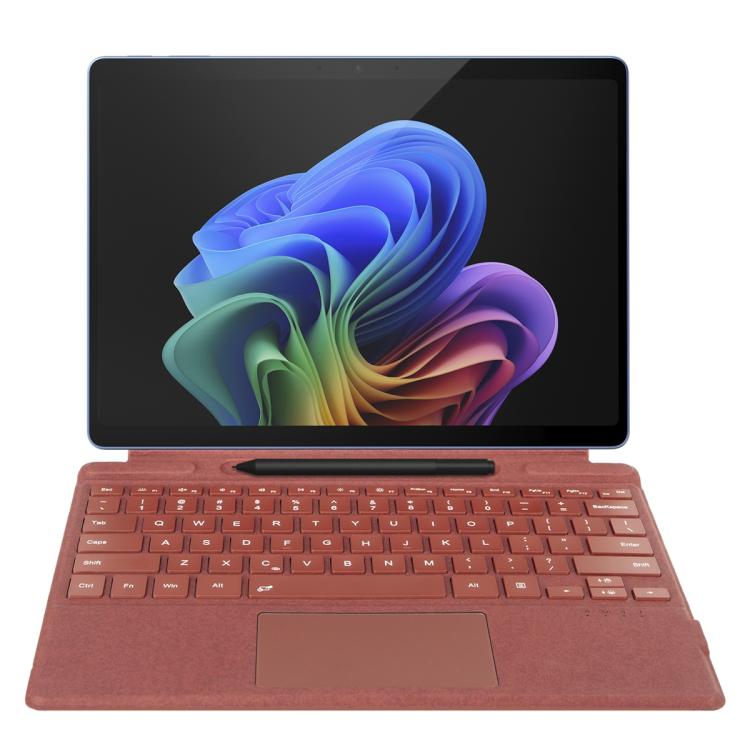 For MicroSoft Surface Pro 9 / 10 / 11 / 12 Single Color Backlight Tablet Bluetooth Keyboard with Touch Pad