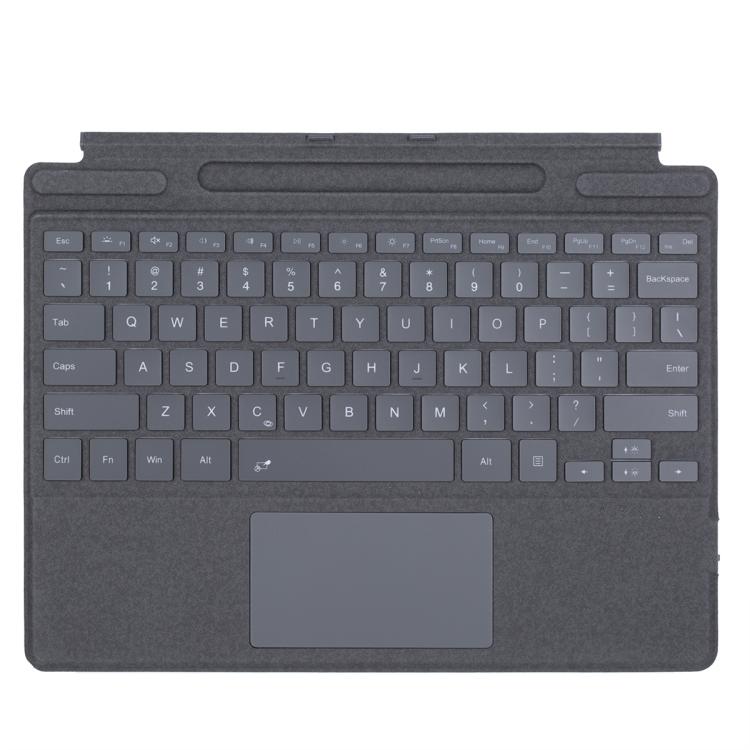 For MicroSoft Surface Pro 9 / 10 / 11 / 12 Single Color Backlight Tablet Bluetooth Keyboard with Touch Pad