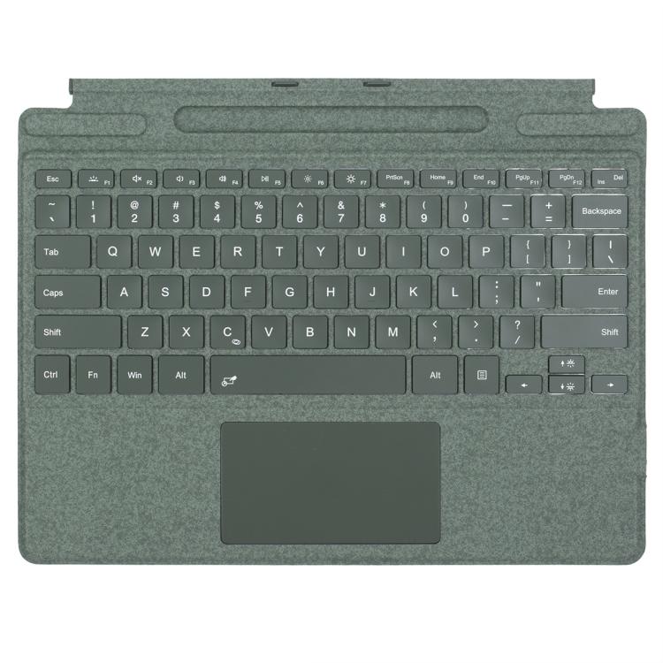 For MicroSoft Surface Pro 9 / 10 / 11 / 12 Single Color Backlight Tablet Bluetooth Keyboard with Touch Pad