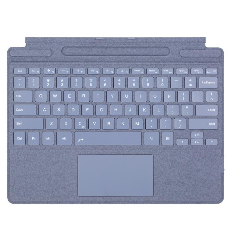 For MicroSoft Surface Pro 9 / 10 / 11 / 12 Single Color Backlight Tablet Bluetooth Keyboard with Touch Pad