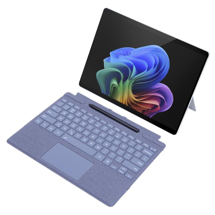 For MicroSoft Surface Pro 9 / 10 / 11 / 12 Single Color Backlight Tablet Bluetooth Keyboard with Touch Pad