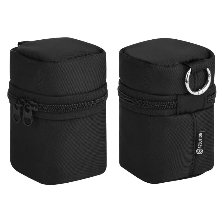 For Anker Cube 3 in 1 Wireless Charging Portable Buckle Storage Bag - Black