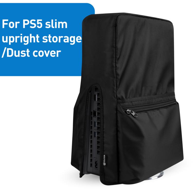 For Sony PlayStation 5 Slim Game Console Storage Dust Cover - Black