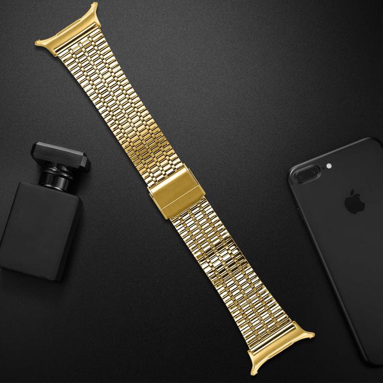 For Samsung Galaxy Watch Ultra 47mm / Ultra 2025 Seven Beads Buckle Stainless Steel Watch Band