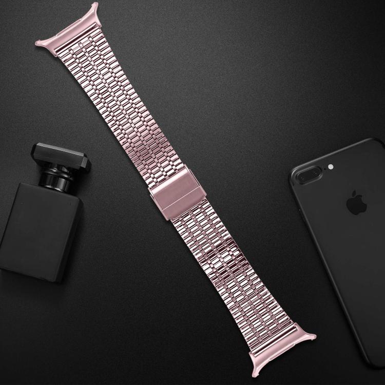 For Samsung Galaxy Watch Ultra 47mm / Ultra 2025 Seven Beads Buckle Stainless Steel Watch Band