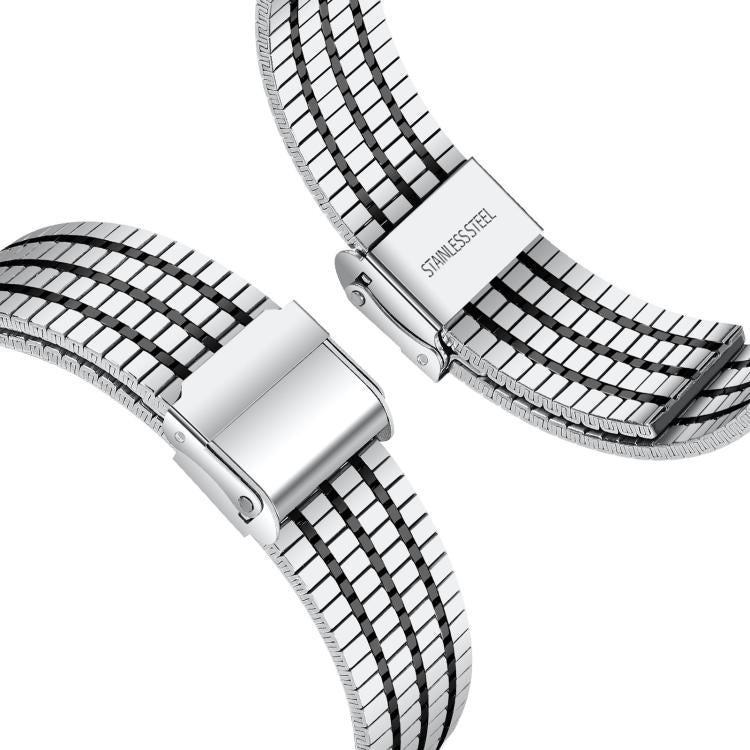 For Samsung Galaxy Watch Ultra 47mm / Ultra 2025 Seven Beads Buckle Stainless Steel Watch Band