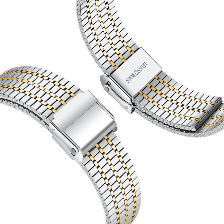 For Samsung Galaxy Watch Ultra 47mm / Ultra 2025 Seven Beads Buckle Stainless Steel Watch Band