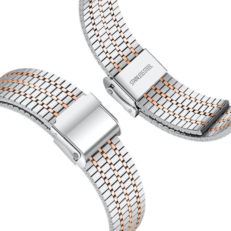 For Samsung Galaxy Watch Ultra 47mm / Ultra 2025 Seven Beads Buckle Stainless Steel Watch Band