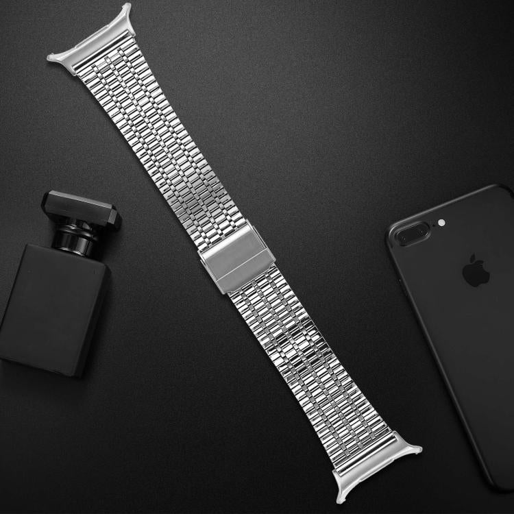 For Samsung Galaxy Watch Ultra 47mm / Ultra 2025 Seven Beads Buckle Stainless Steel Watch Band