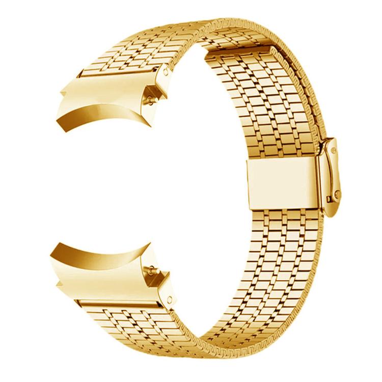 For Samsung Galaxy Watch 7 / 6 / 5 / 4 Seven Beads Buckle Stainless Steel Watch Band