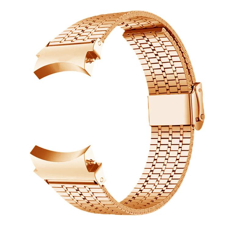 For Samsung Galaxy Watch 7 / 6 / 5 / 4 Seven Beads Buckle Stainless Steel Watch Band