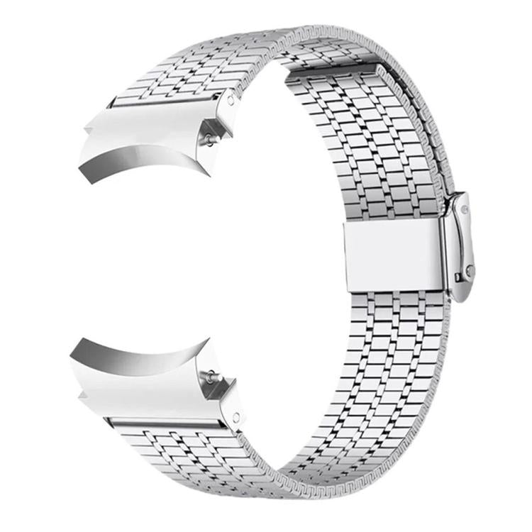 For Samsung Galaxy Watch 7 / 6 / 5 / 4 Seven Beads Buckle Stainless Steel Watch Band