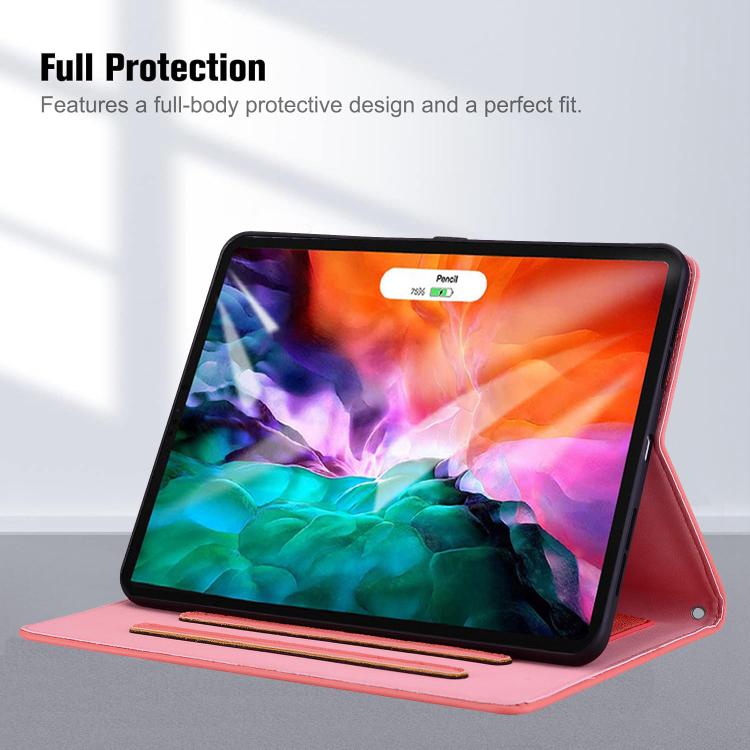 For iPad 2025 / 2022 Cat Skin-feel Litchi Leather Smart Tablet Case
