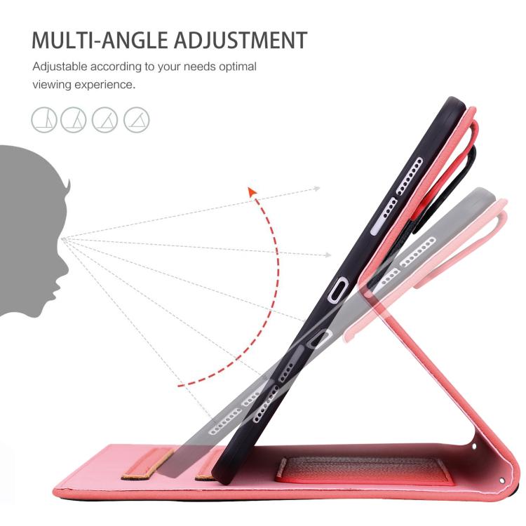 For iPad 2025 / 2022 Cat Skin-feel Litchi Leather Smart Tablet Case
