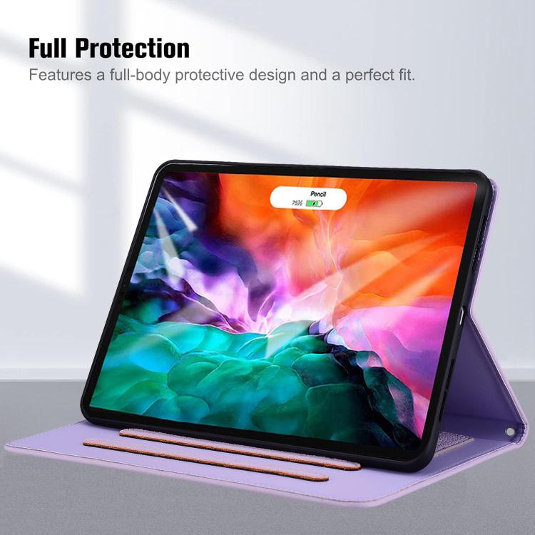 For iPad 2025 / 2022 Cat Skin-feel Litchi Leather Smart Tablet Case