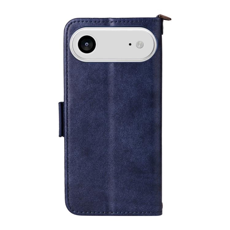 For iPhone Air Multi-card Slots Crossbody Cowhide Leather Phone Case